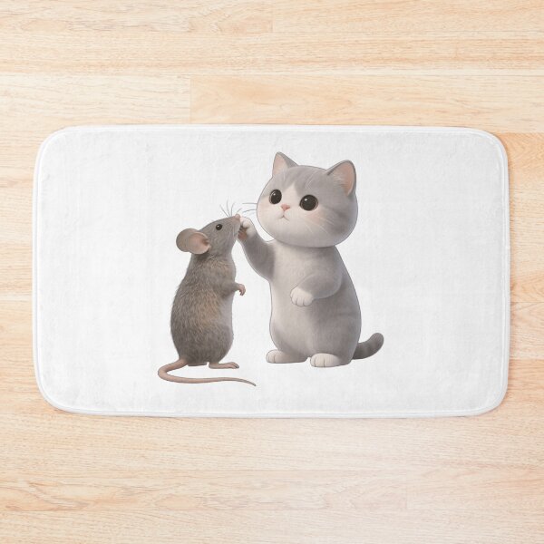 Item preview, Cat & Mouse Gentle Bond designed and sold by HappyDesigins.