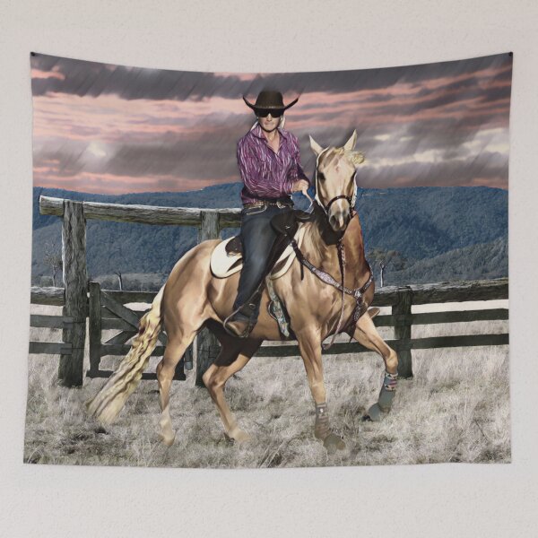 Item preview,  COWGIRL HEART, COWGIRLS AND HORSES WHAT COULD BE A BETTER DESIGN. designed and sold by Barbara Jean Photo Art And Design.