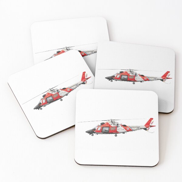 Item preview, AGUSTA MH-68 STINGRAY 1071 US COAST GUARD 2001 designed and sold by Grubby Fingers Aircraft Illustration.