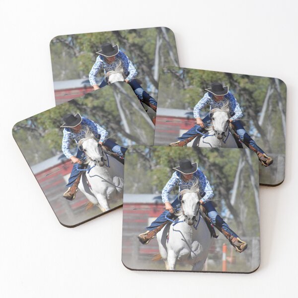Item preview, BARREL RACING HORSE IN ACTION MAKES FOR GREAT PHOTOS AND DESIGNS designed and sold by Barbara Jean Photo Art And Design.