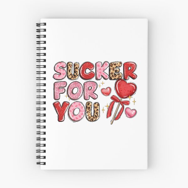 Item preview, Sucker For You Valentines Day - Cute Glitter Leopard Heart Lollipop designed and sold by FlatInkStudio.