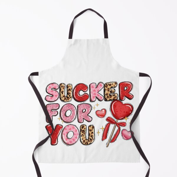 Item preview, Sucker For You Valentines Day - Cute Glitter Leopard Heart Lollipop designed and sold by FlatInkStudio.