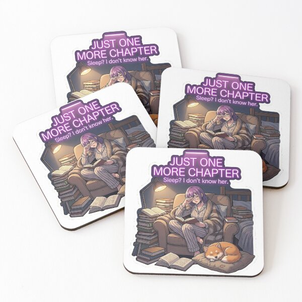Item preview, Just One More Chapter - Anime Bookworm Design designed and sold by DailyStruggleCo.