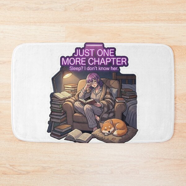 Item preview, Just One More Chapter - Anime Bookworm Design designed and sold by DailyStruggleCo.