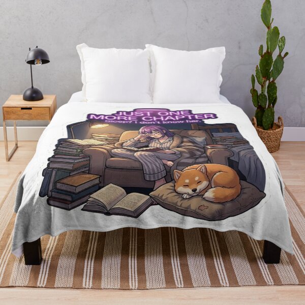 Item preview, Just One More Chapter - Anime Bookworm Design designed and sold by DailyStruggleCo.