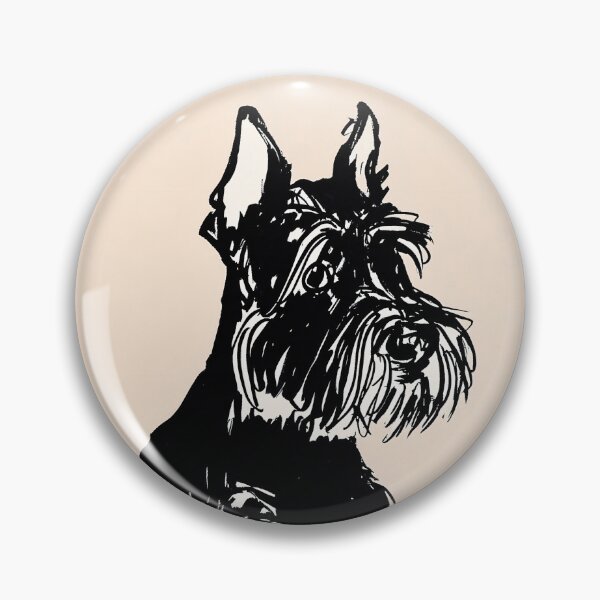 Item preview, Playful Sketch of a schnauzer Dog designed and sold by lautir.