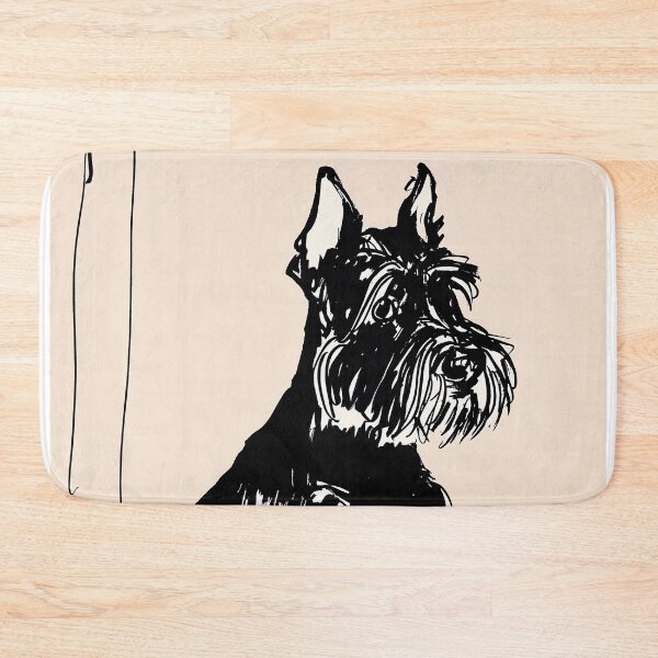 Item preview, Playful Sketch of a schnauzer Dog designed and sold by lautir.