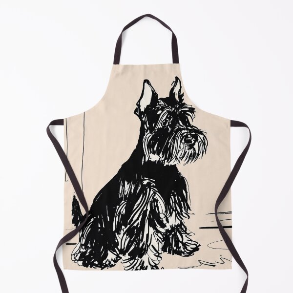 Item preview, Playful Sketch of a schnauzer Dog designed and sold by lautir.