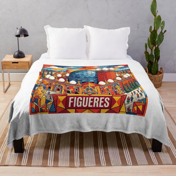 Item preview, Figueres Spain Museum Poster - Eccentric Geometric Architecture Art designed and sold by ryanguas.