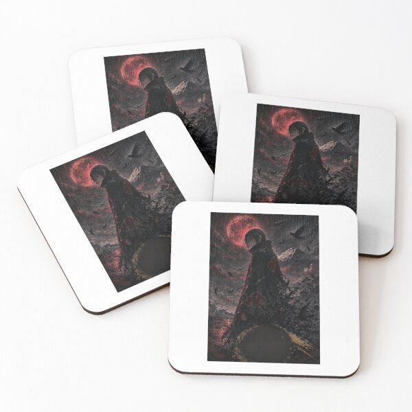 Item preview, Blood Moon Uchiha | Dark Anime Raven Aesthetic Poster designed and sold by sss shop.