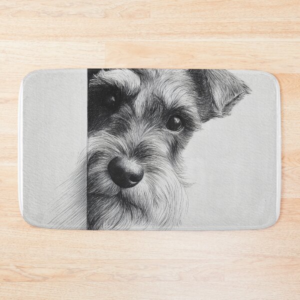 Item preview, Curious Schnauzer Peeking designed and sold by lautir.