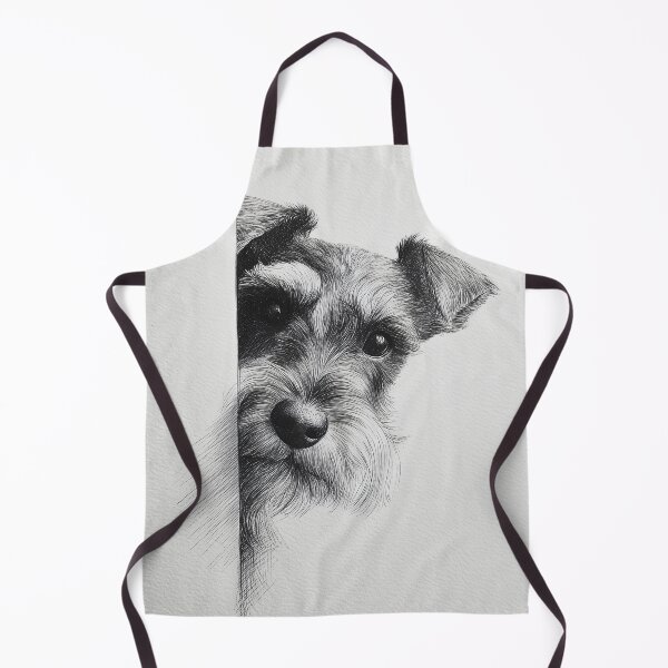 Item preview, Curious Schnauzer Peeking designed and sold by lautir.