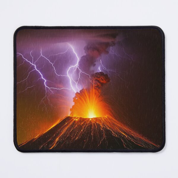 Item preview, Volcanic Lightning Eruption designed and sold by psychoshadow.