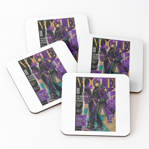 Item preview, Jotaro Kujo Vogue Cover | Luxury Anime Streetwear Poster designed and sold by sss shop.