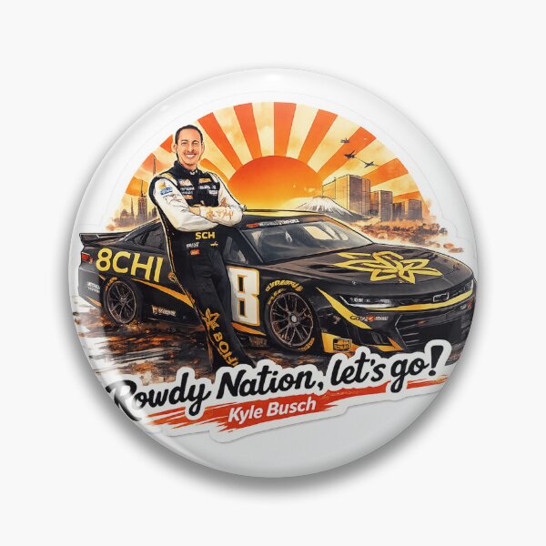 Item preview, Kyle Busch Rowdy Nation Lets Go designed and sold by maximinano100k.