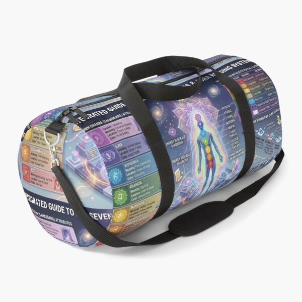 Item preview, Aura Reading & The Seven Chakras – Spiritual Energy Guide Poster designed and sold by NMB-ART-Design.