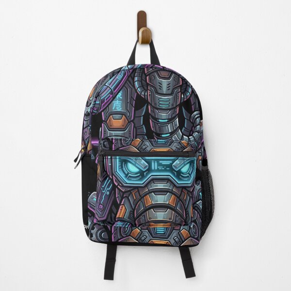 Item preview, Neo-Tokyo Mecha Elephant: Cyberpunk Techwear Graphic Art designed and sold by Neo Tokio.