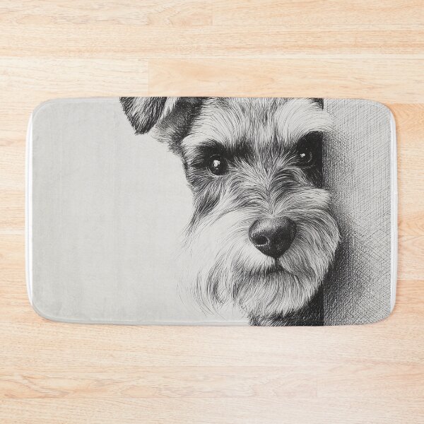 Item preview, Curious Schnauzer Peeking designed and sold by lautir.