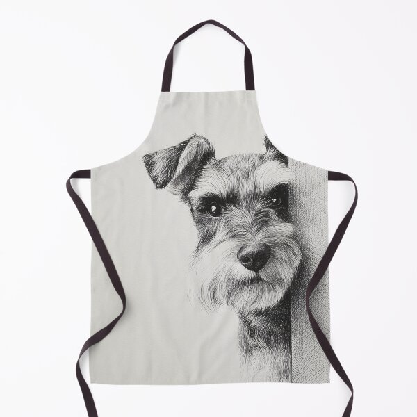 Item preview, Curious Schnauzer Peeking designed and sold by lautir.
