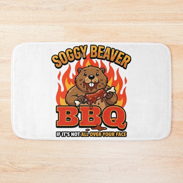 Item preview, Soggy Beaver BBQ If It's Not All Over Your Face T-Shirt designed and sold by MerchlyMike.