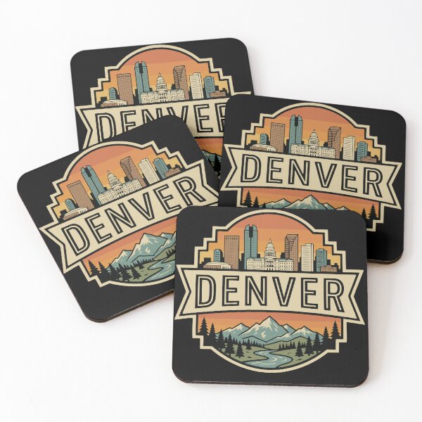 Item preview, Retro Denver Colorado Vintage Travel Badge Graphic designed and sold by Imaginationbeyond.