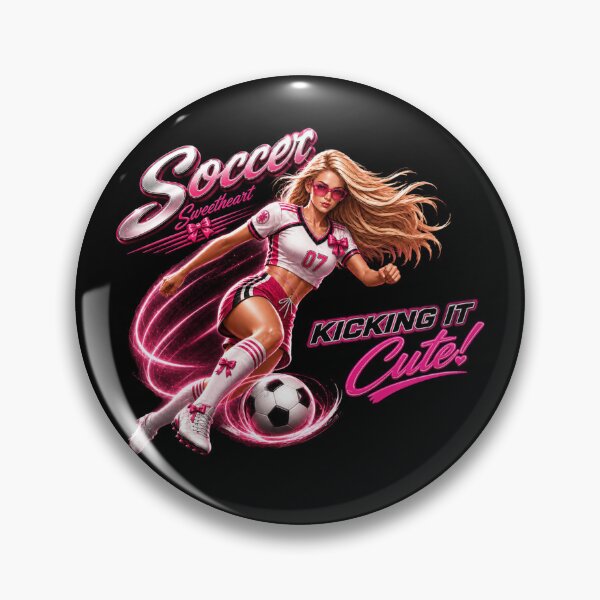 Item preview, Soccer Sweetheart Kicking It Cute Coquette Soccer Shirt designed and sold by Prime legend .