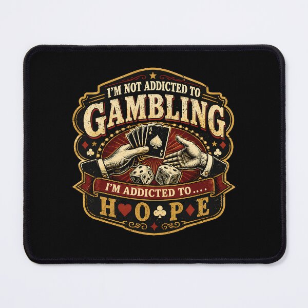 Item preview, I'm Not Addicted To Gambling I'm Addicted To Hope designed and sold by Randomera.