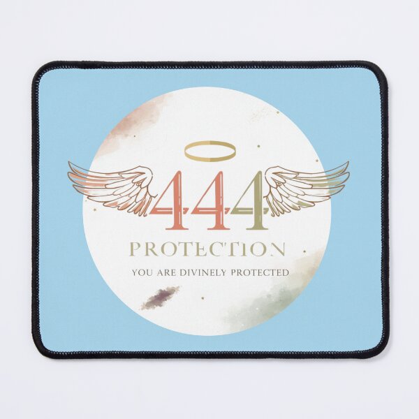 Item preview, 444 Angel Number – Divine Protection Spiritual Design designed and sold by CosmicQuietLab.