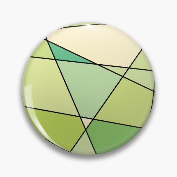 Item preview, Geometric Green Triangles Modern Art designed and sold by Noydee Red Salavan.