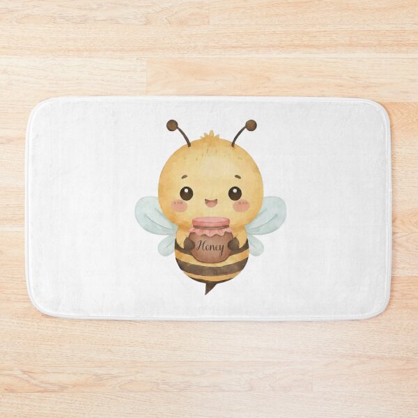 Item preview, Little bee with a pot of honey designed and sold by MlleLAbeille.