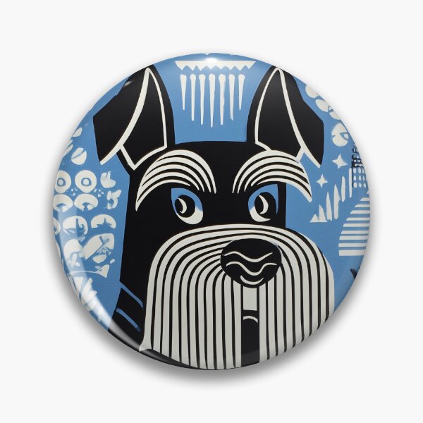 Item preview, Geometric Schnauzer Design designed and sold by lautir.