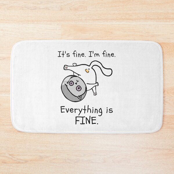 Item preview, Its fine Im fine Everything is fine | Disoriented Space cat | Cheetos designed and sold by RuggedRoo.