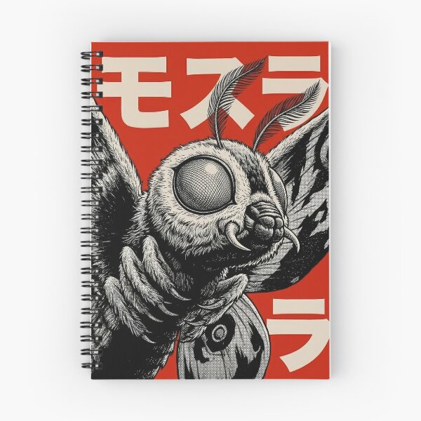 Item preview, Mothra on Red - Retro Japanese Kaiju Art designed and sold by Ink Monters.