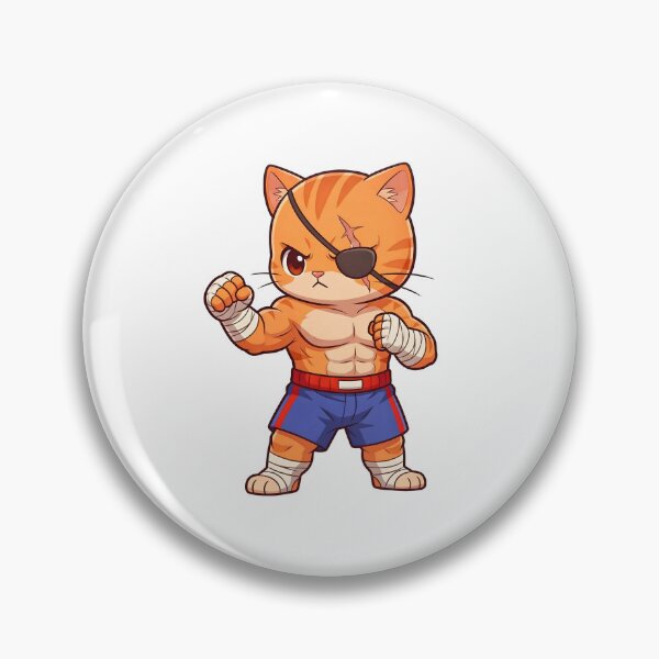 Item preview, Cute Muay Thai Cat Fighter Parody | Sagat designed and sold by CuteKats.