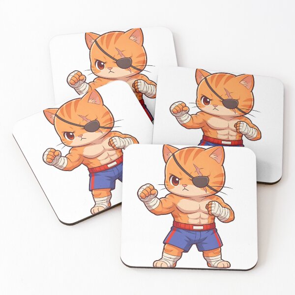 Item preview, Cute Muay Thai Cat Fighter Parody | Sagat designed and sold by CuteKats.