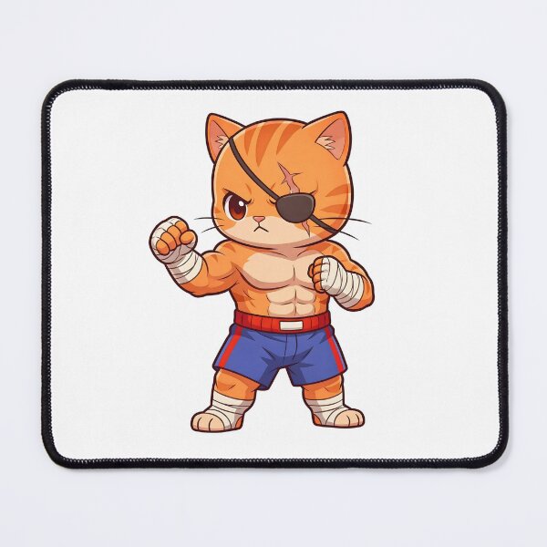 Item preview, Cute Muay Thai Cat Fighter Parody | Sagat designed and sold by CuteKats.
