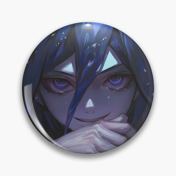 Item preview, Kokichi Ouma Danganronpa Mysterious Smirk Closeup designed and sold by PMartistStudio.