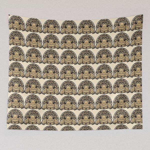 Item preview, Leopard Tortoise Japanese Pop Art designed and sold by Rie-TortoTurtle.