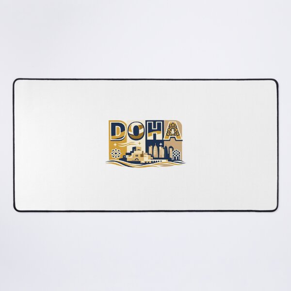 Item preview, Doha Retro Vintage Travel Shirt designed and sold by SJarts Creative Studio.