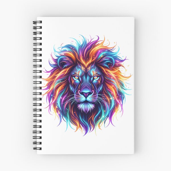 Item preview, Neon Fantasy Lion Art  designed and sold by Marcu Ioachim.