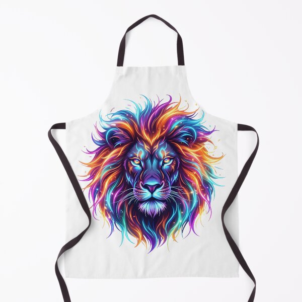 Item preview, Neon Fantasy Lion Art  designed and sold by Marcu Ioachim.