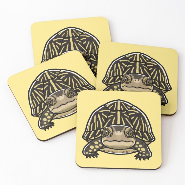 Item preview, Florida Box Turtle Japanese Pop Art designed and sold by Rie-TortoTurtle.