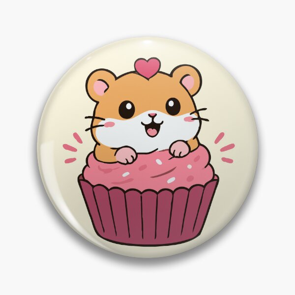 Item preview, Cupcake Hammy- Tiny Hamster Sticker Sheet - Tee designed and sold by RedStreamStudio.