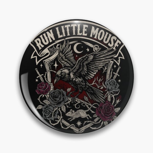 Item preview, Run Little Mouse – Dark Romance - Gothic Raven & Roses designed and sold by Synthia Shop.