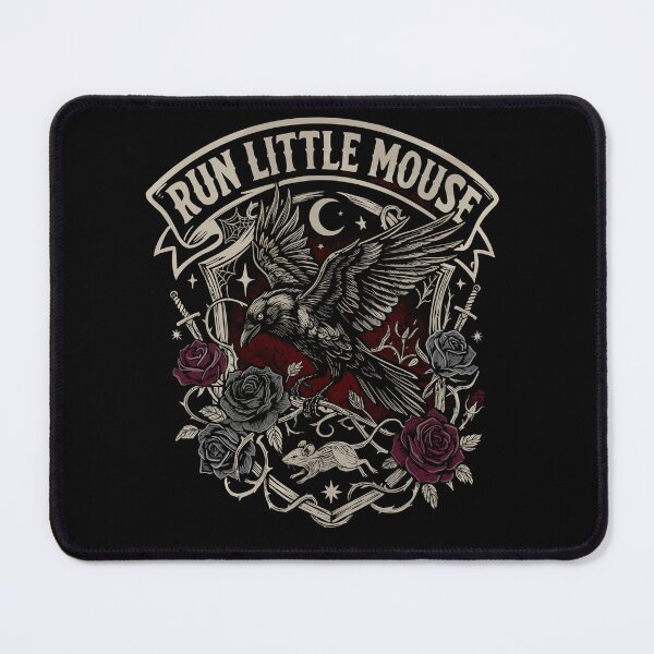 Item preview, Run Little Mouse – Dark Romance - Gothic Raven & Roses designed and sold by Synthia Shop.