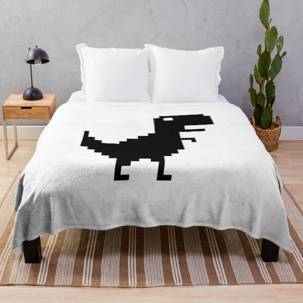 Item preview, Retro Pixel Dinosaur Sticker – Offline Dino Game Inspired 8-Bit T-Rex designed and sold by ClickToSticker.