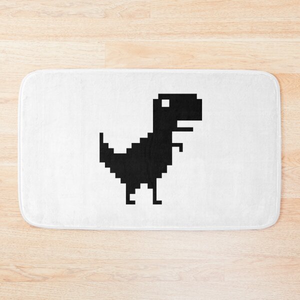 Item preview, Retro Pixel Dinosaur Sticker – Offline Dino Game Inspired 8-Bit T-Rex designed and sold by ClickToSticker.