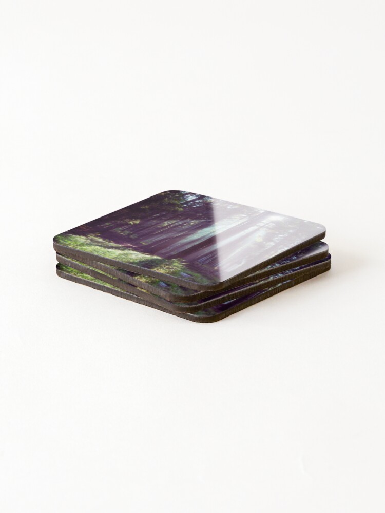 Thumbnail 4 of 5, Coasters (Set of 4), Magic forest designed and sold by Raffina.
