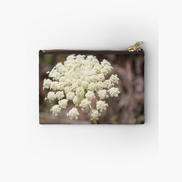 Item preview, Close-Up of White Queen Anne's Lace Wildflower Umbel in Natural Summer Outdoor Setting designed and sold by Nmallia.
