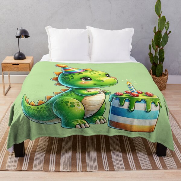 Item preview, Cute Baby Dinosaur Birthday Party Cake designed and sold by AwesomeBeyondLimits.